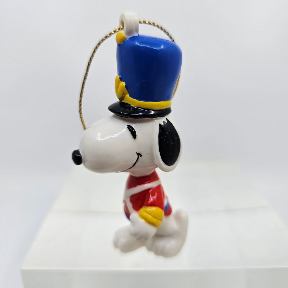 Peanuts Snoopy Toy Soldier Christmas Ornament United Feature Syndicate Vintage